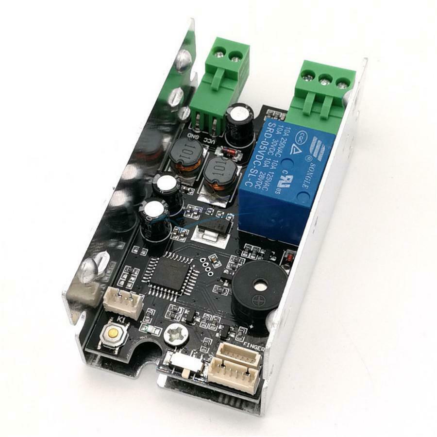 12V Universal Fingerprint Control Board Fingerprint Module LED One Key Start