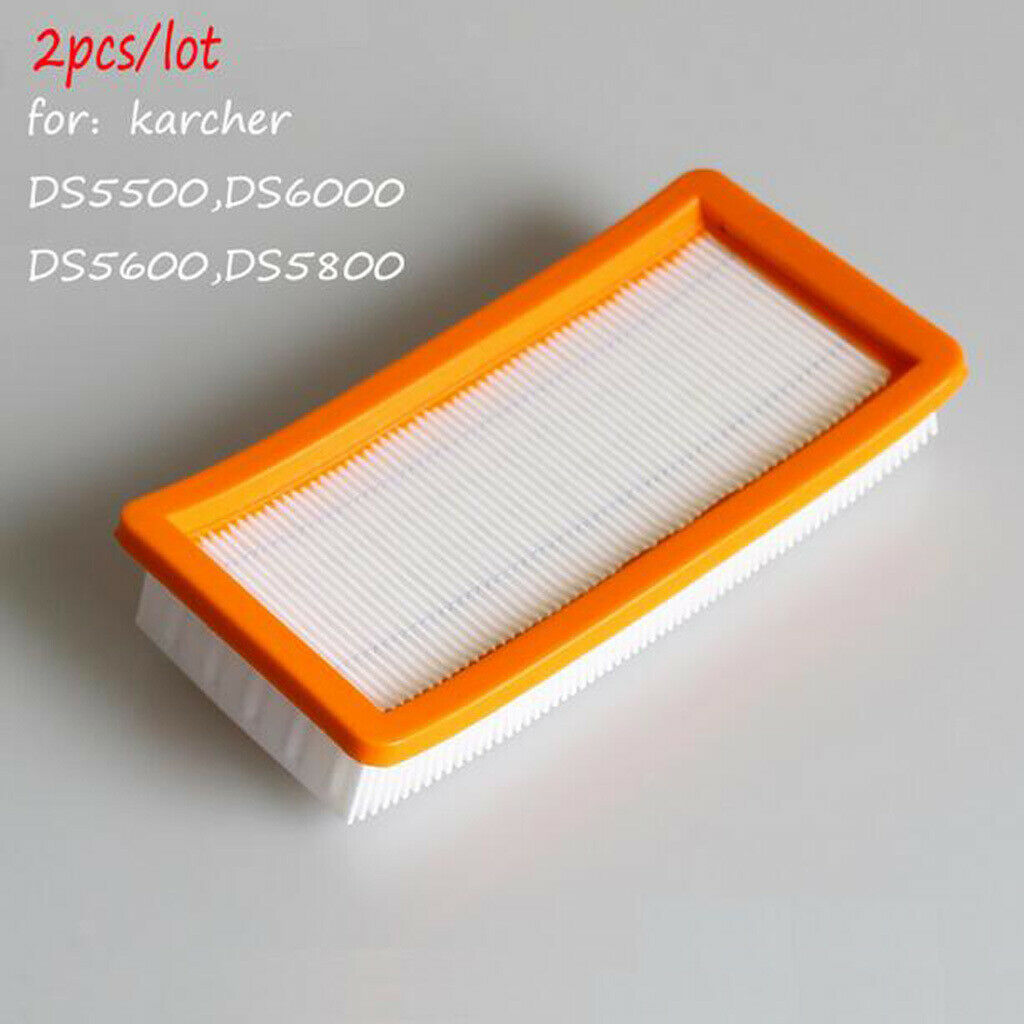 Blesiya 2pcs Flat Filter for Karcher DS5500 DS5600 DS5800 Vacuum Cleaner
