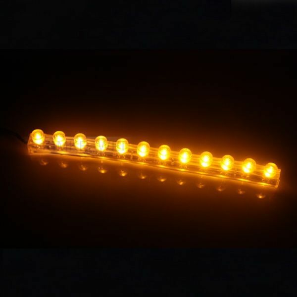 12cm yellow LED Flexible Neon Strip Light Car Van 12V