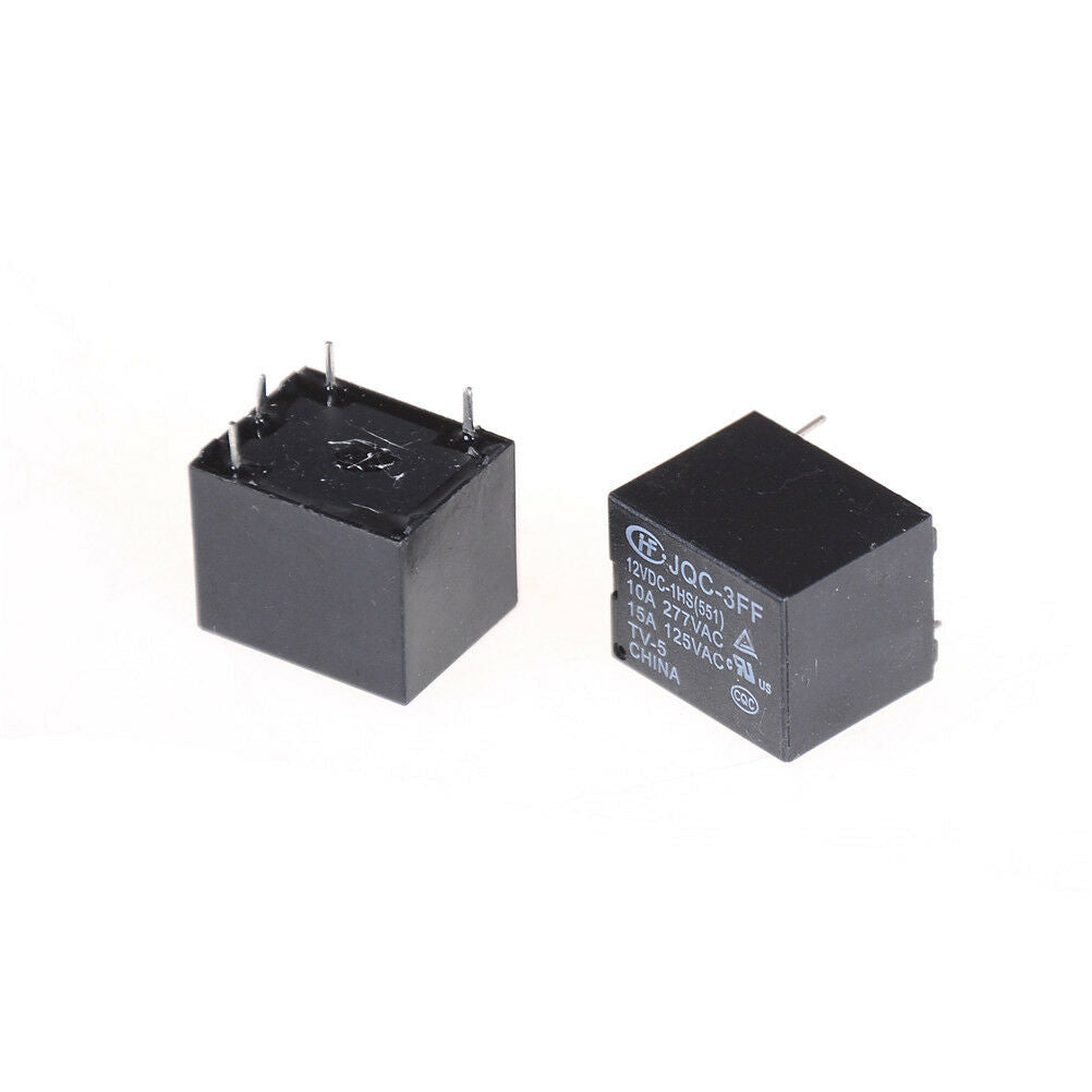 5Pcs 12VDC SRD-S-112DM 15A 125VAC 4Pins Coil Power Rela.l8