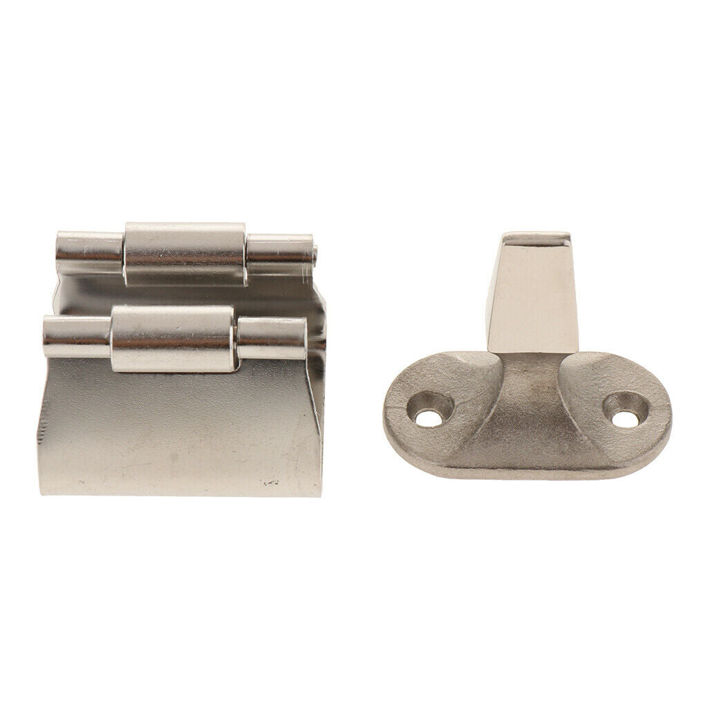 5pc 304 Stainless Steel Boat Deck Cabinet Door Latch Catch Holder Utility