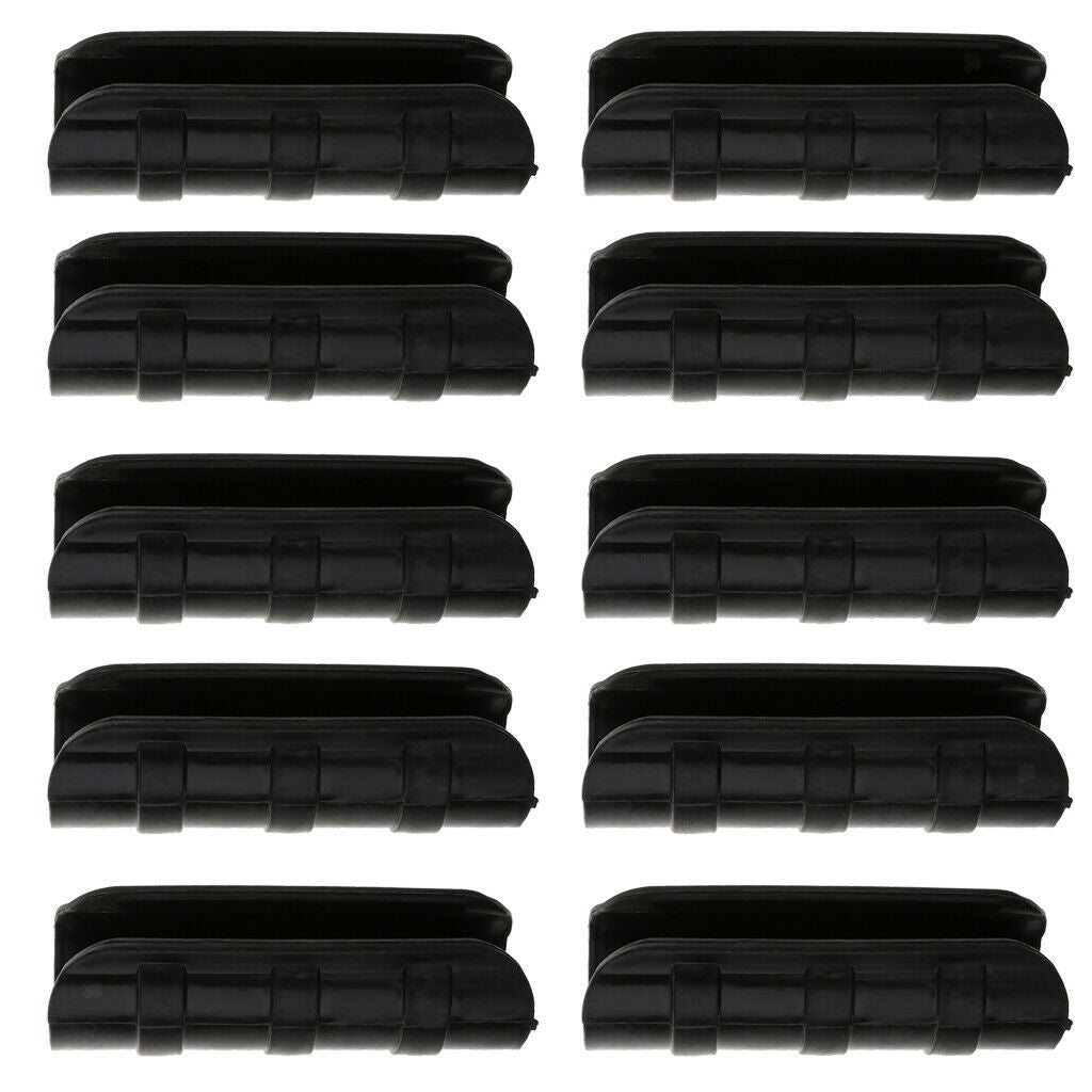 40 Pieces Greenhouse Frame Pipe Tube and Film Clip Clamp Connector Kit 25mm
