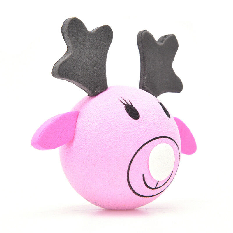Cute Pink Elk Antenna Topper Eva Decorative Topper Balls for Cars Christma.l8