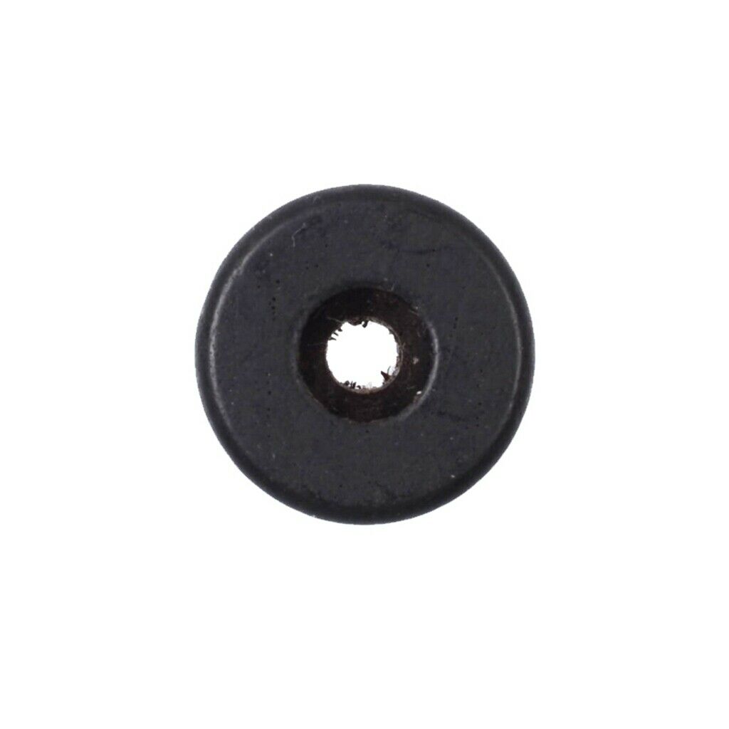 2x Ebony Guitar Strap Button Endpin   for Acoustic Electric Guitar