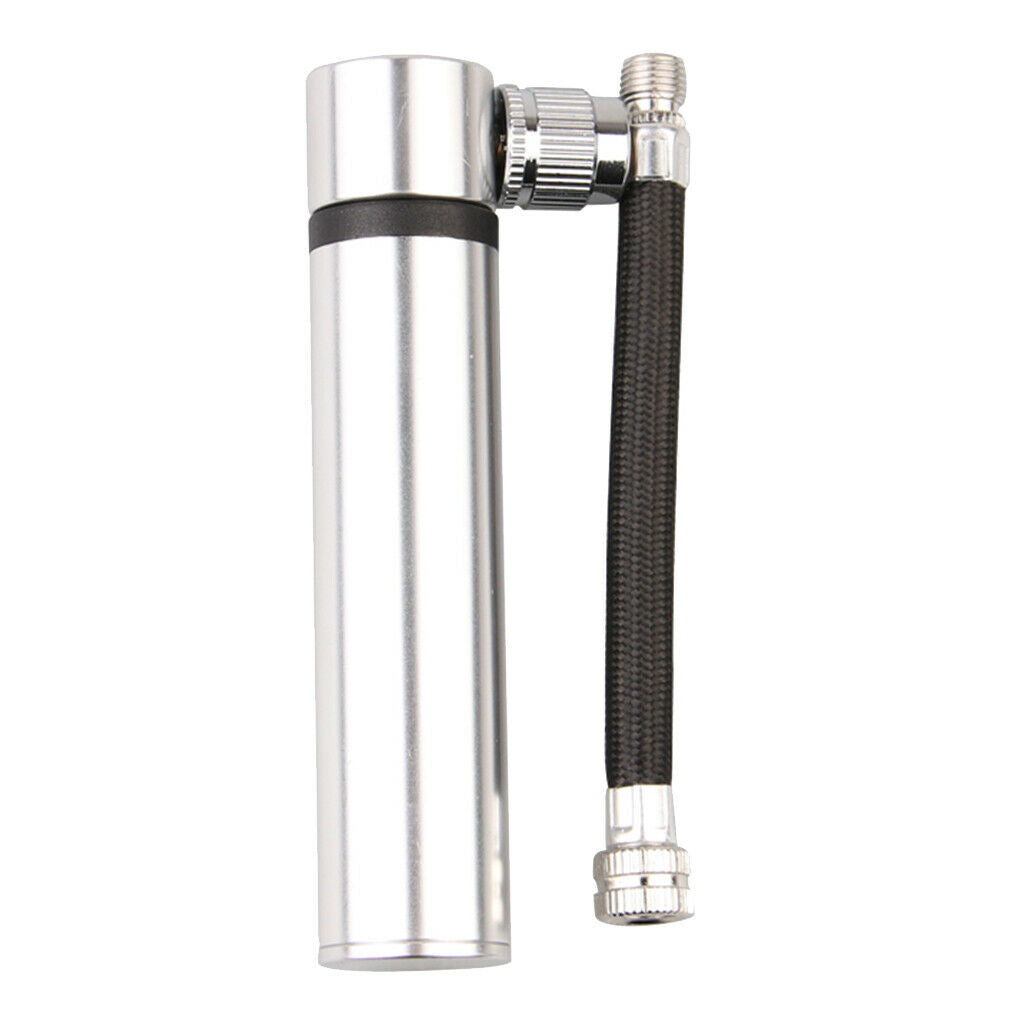 Bike Pump Fits Presta and Schrader - Mini Bicycle Tire Pump Inflator - Ball Pump