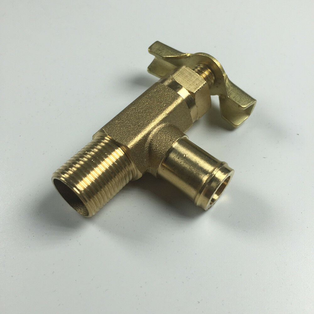 Grab Excavator Air  Warm Water Valve 20mm Thread Dia For Daewoo