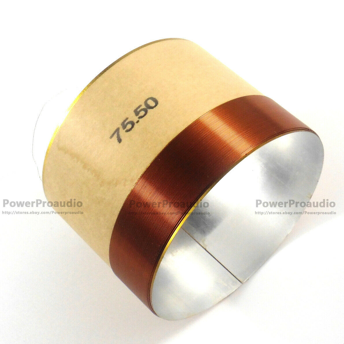 75.5mm White aluminum Bass voice coil Pure copper Round wire 8ohm