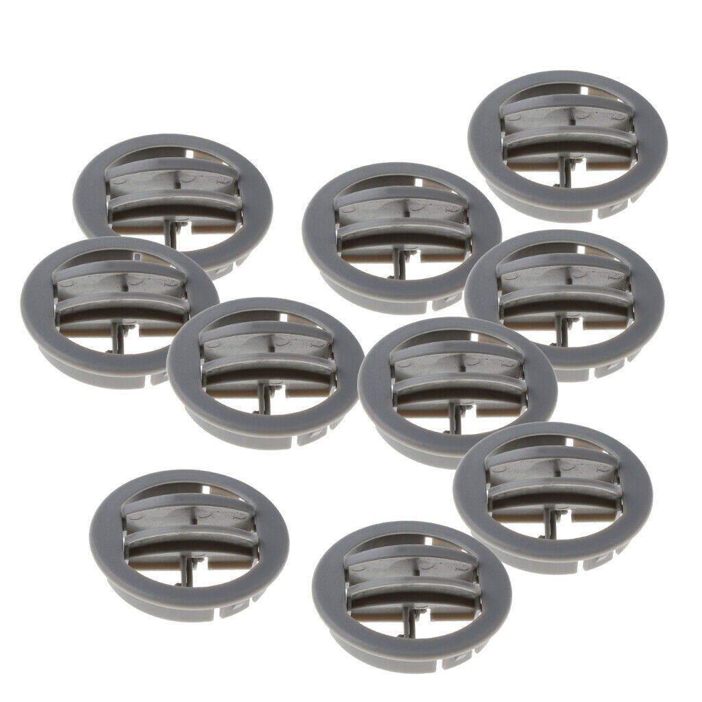 10xCar RV ATV Interior Round Ceiling A/C Vent Air Outlet Rotating Open Close