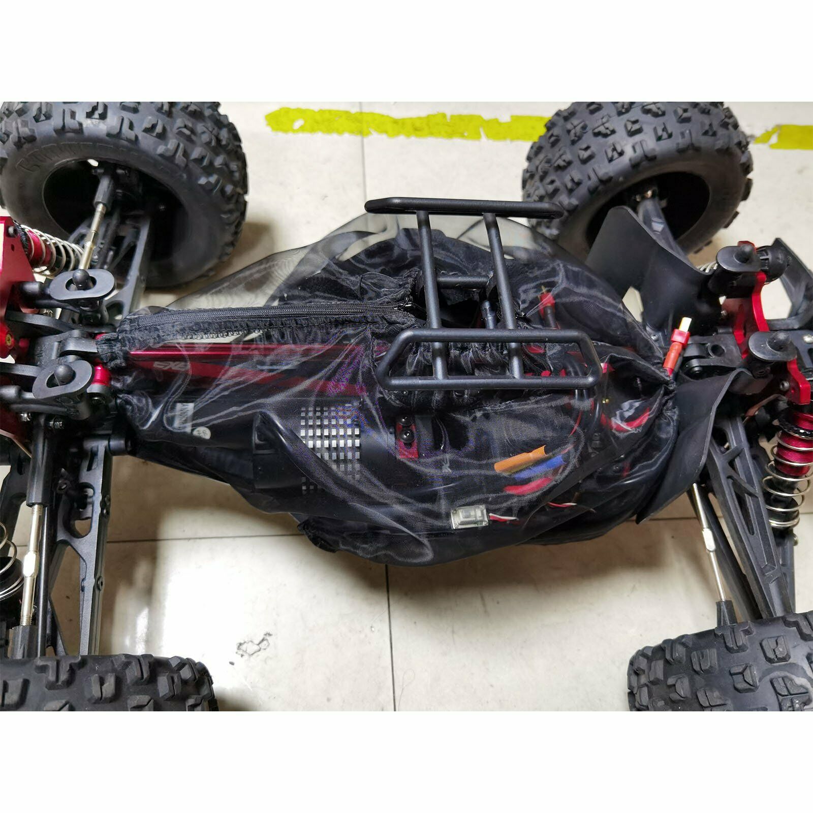 Chassis Dirt Dust Resist Guard Cover Net For ARRMA KRATON EXB 1/8 RC Car Black