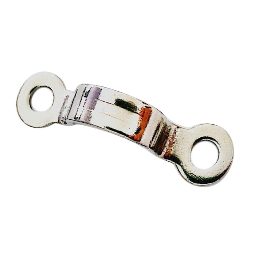 Steel Bimini Boat Top Pad Eye Strap Tie Down Footmans Loop Kayak 1.5 x 28.5mm