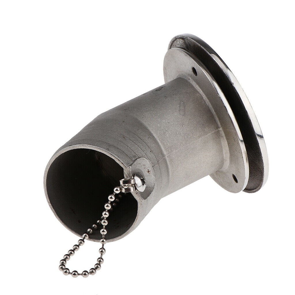 Boat Deck Fill / Filler Keyless   - 2" (50mm) 316 Stainless Steel Waste