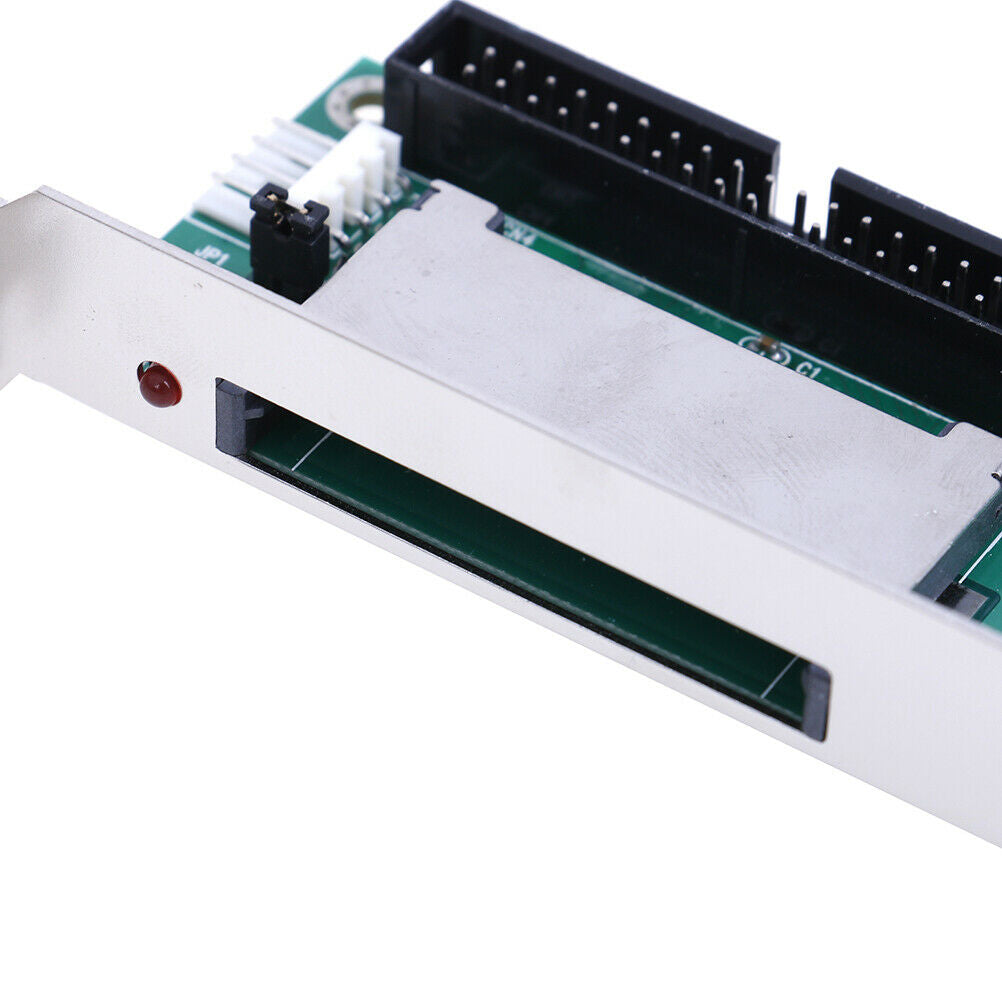 40Pin CF compact flash card to 3.5 IDE converter adapter PCI bracket back.l8