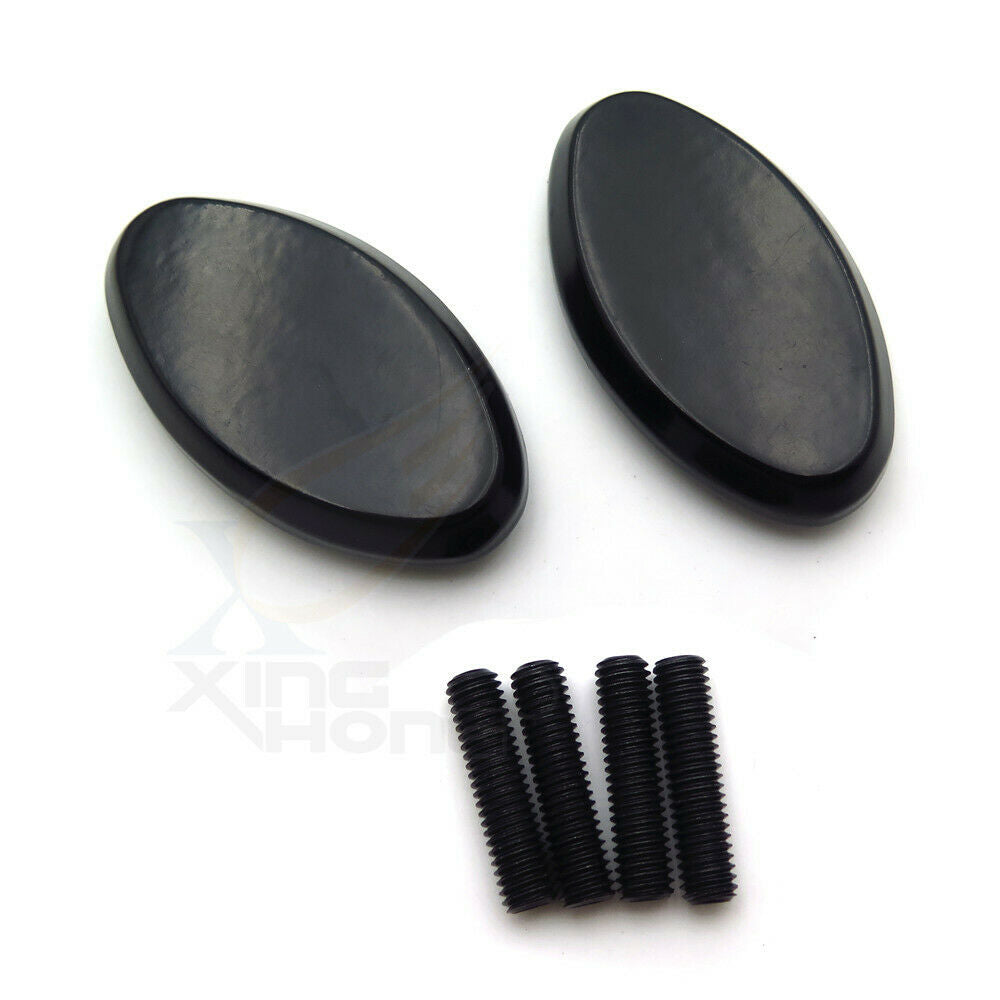 Mirror Plate Block Off For 2005-2008 Kawasaki Ninja Zx6R Zx6Rr 636 Zx10R Black
