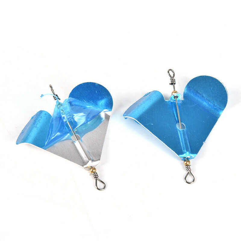 5Pcs Rotating Blade Fishing Metal Spinner Bait Spoon Fishing Wobblers Tac.l8