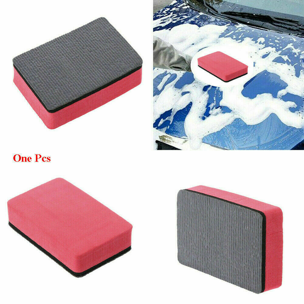 Car Magic Clay Bar Pad Sponge Block Cleaning Eraser Wax Polish Pad Tool ~~