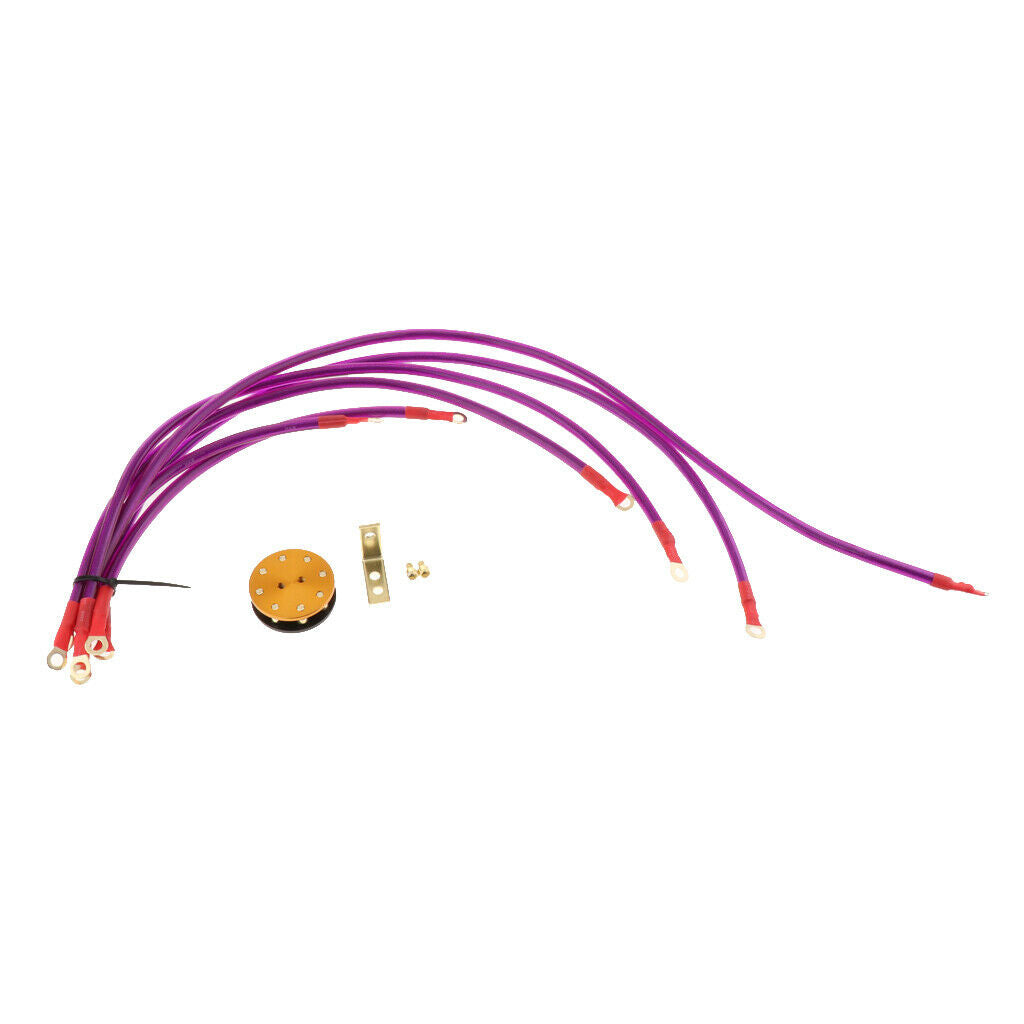 1 Set of 6 Point Heavy Duty Grounding Wire Harnesses for Cars