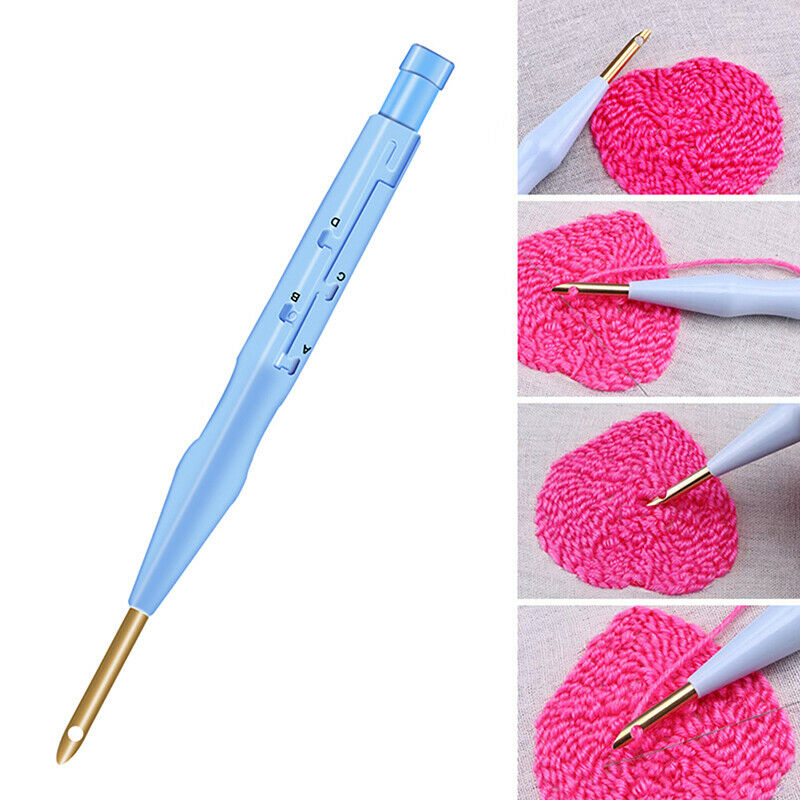1PC Plastic Punch Needle Embroidery Pen Set Adjustable Punch Needle Weavi.l8
