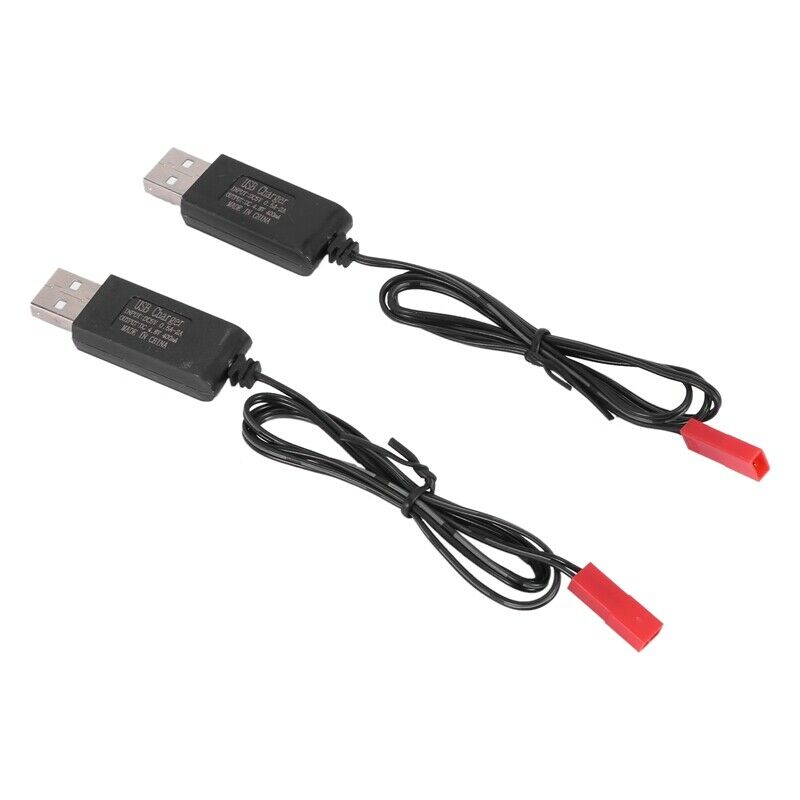 Sm-2P Positive Usb Charging Cable For Rc Car 4.8V 250Ma Ni-Mh Ni-Cd Battery W1A1