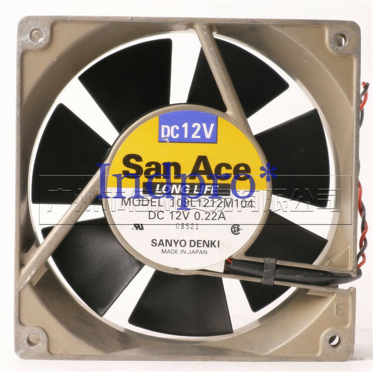 for 1pc SANYO 109L1212M104 fan 12V 0.22A 2.64(W) 2PIN 120x120x38mm