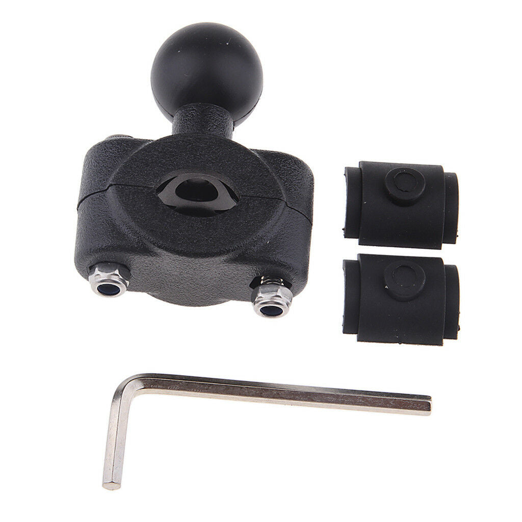 1" Ball (25mm) Adapter Clamp Motorcycle Rear View Mirror Mounts for Phone