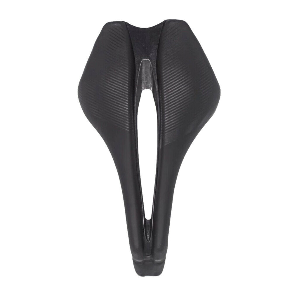 Bicycle Seat Cycling Hollow Saddle Pad Ultralight Soft Cushion Black stripe