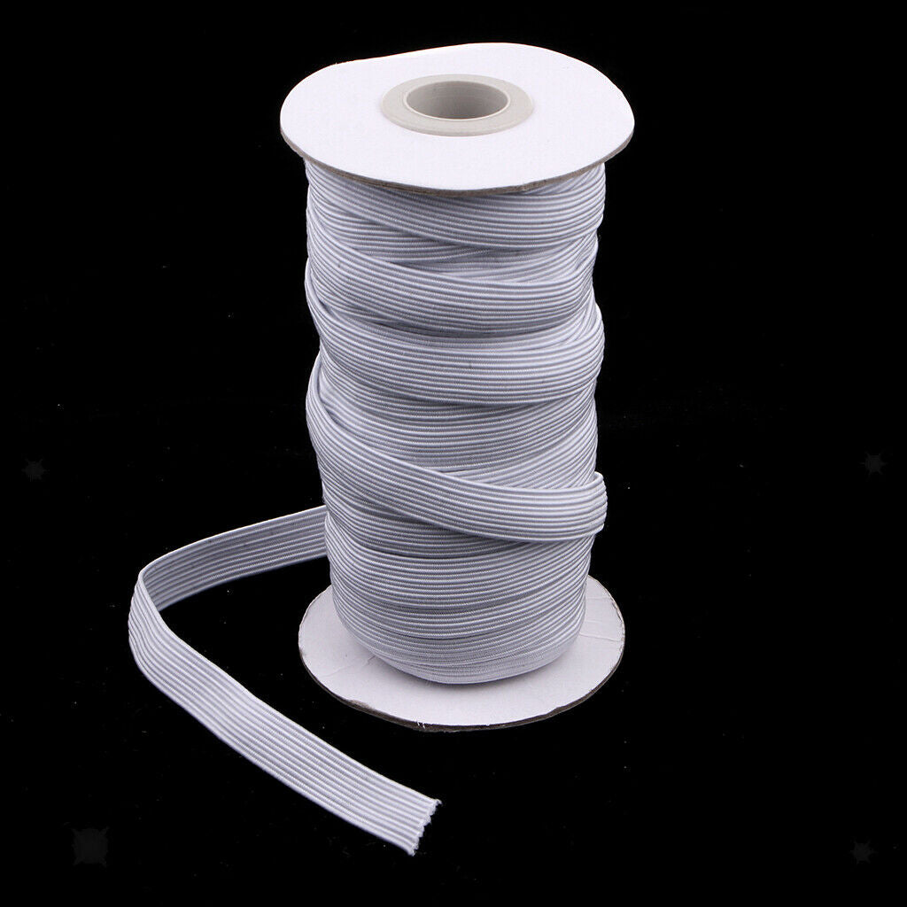 Elastic Band 6 Mm Wide, Elastic White Trousers Rubber Elastic Cord Elastic