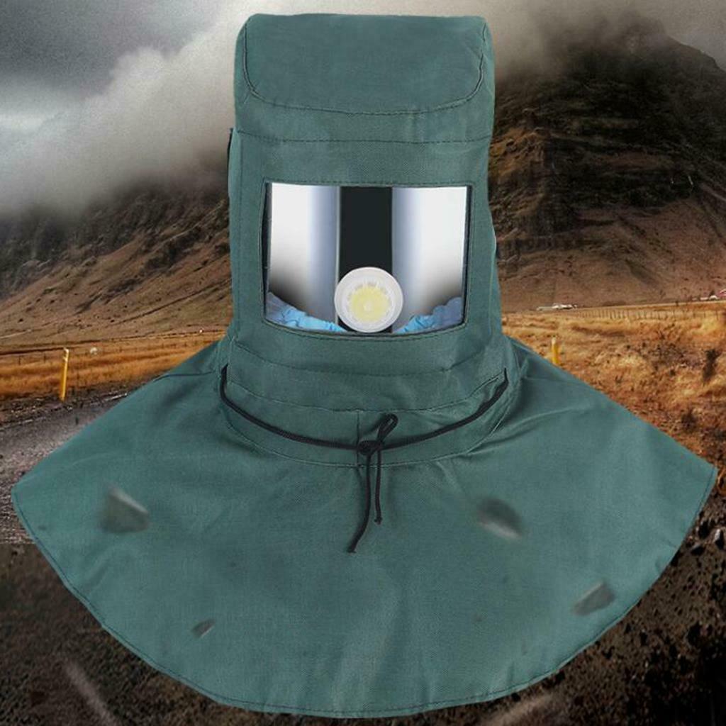 Labor Sand Blasting Hood Anti Dust Large View Vent Design Grinding Polishing