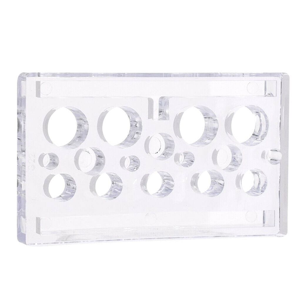 Acrylic Transparent Tattoo Pigment Ink Cup Holder Stand Display Supply