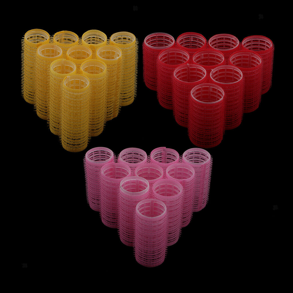 30x Salon Hair Roller Curling Curls Hairdressing Curlers for Women Girls