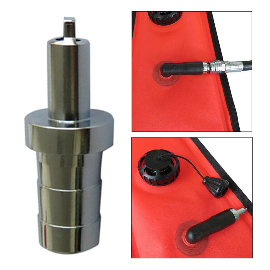 Scuba Diving SMB Surface Marker Buoy Safety Sausage Tube Inflator Nozzle SMB