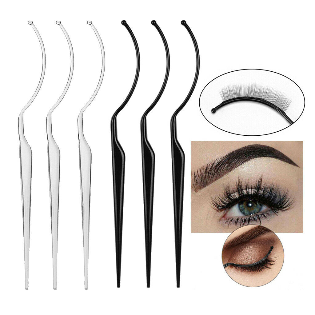 6 Pack Eyelash Fitters Sticks Salon Beauty Eyelash Extensions Grafting Tools