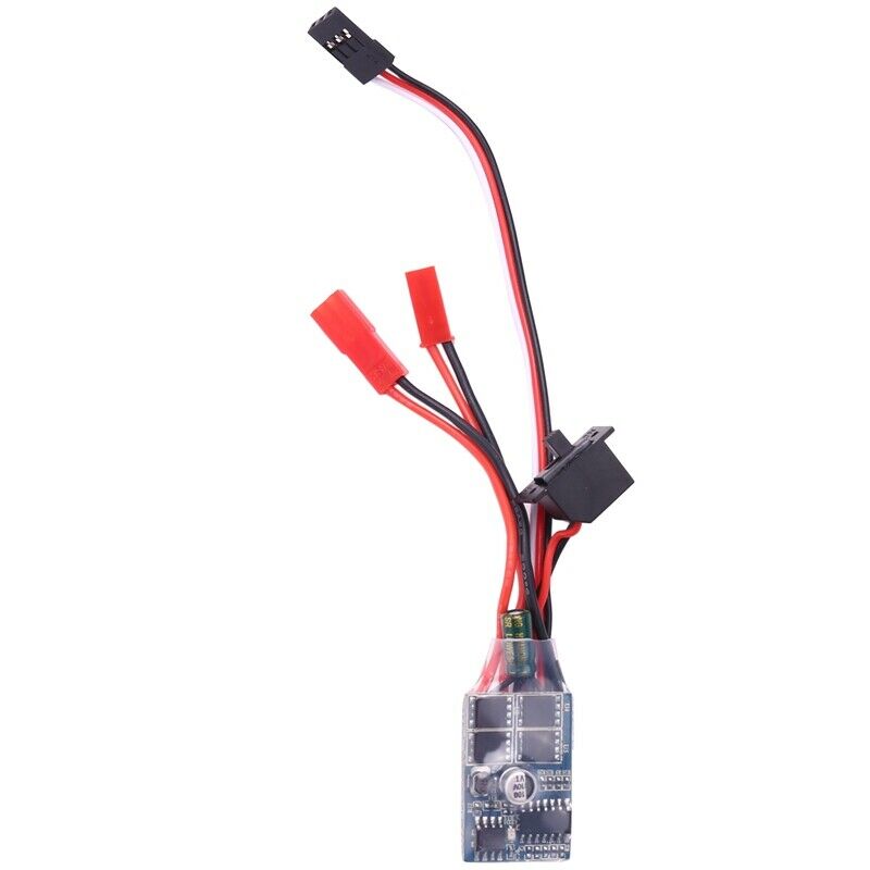 Rc ESC 10a Brushed Motor Speed Controller for Rc Car Boat W/o Brake without brA9