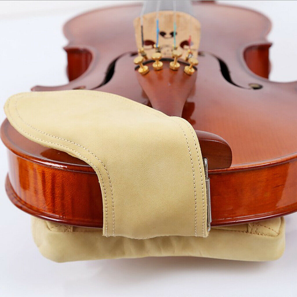 Leather Violin Chin Rest Pad Violin Support for 3/4 4/4 Violin Accessories