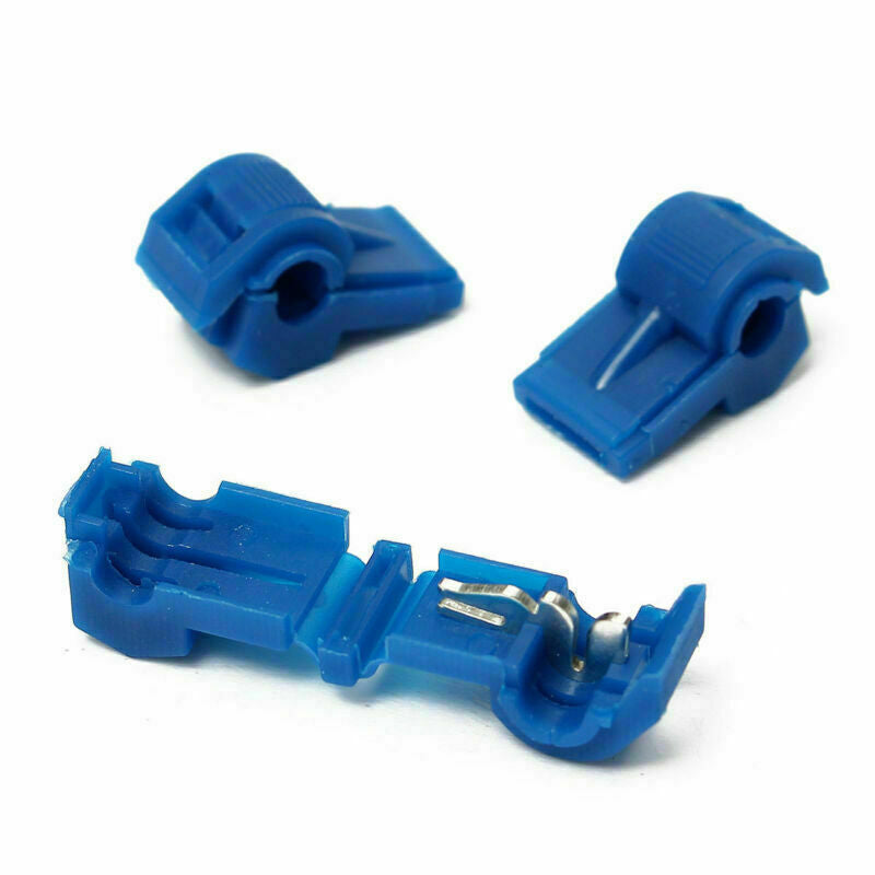 120pcs Quick Splice Wire Connector Terminals & Male Spade Connectors Kit Set