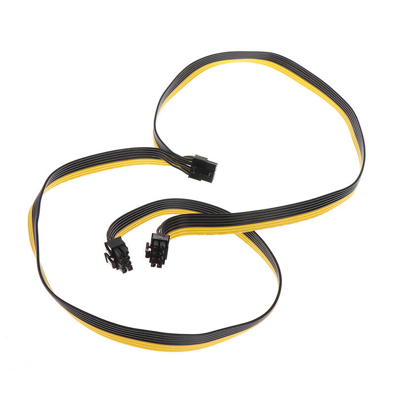 PCIe 8Pin Male to Dual 8Pin (6+2) Male Power Adapter Cable for EVGA Power Sup_DF
