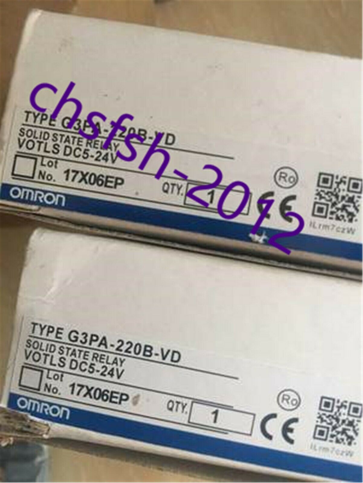 1 pcs New IN Box Omron  G3PA-220B-VD solid state relay