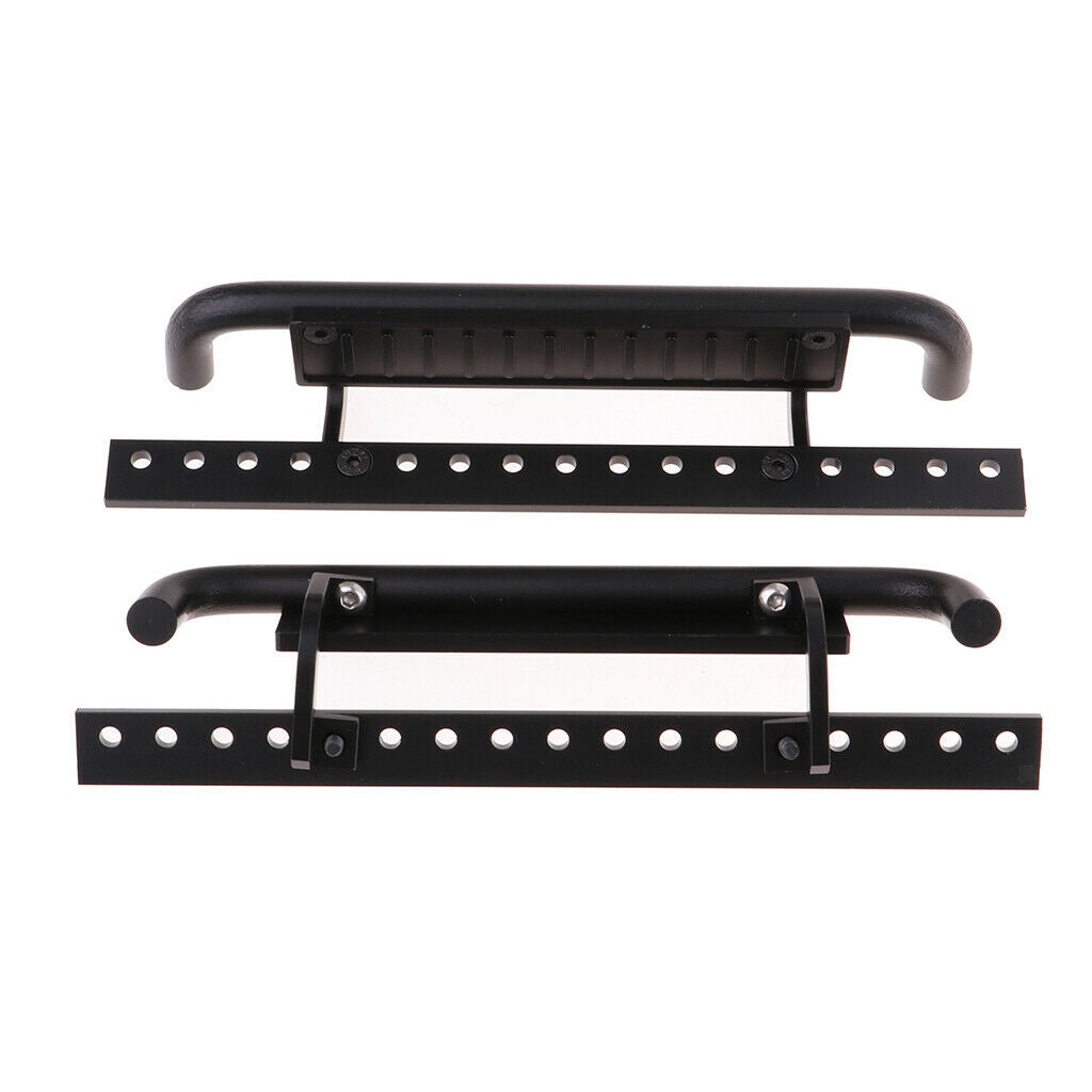 2 Pack Remote Control Car Metal Side Pedal Plate for   D90 1/10 RC Crawler