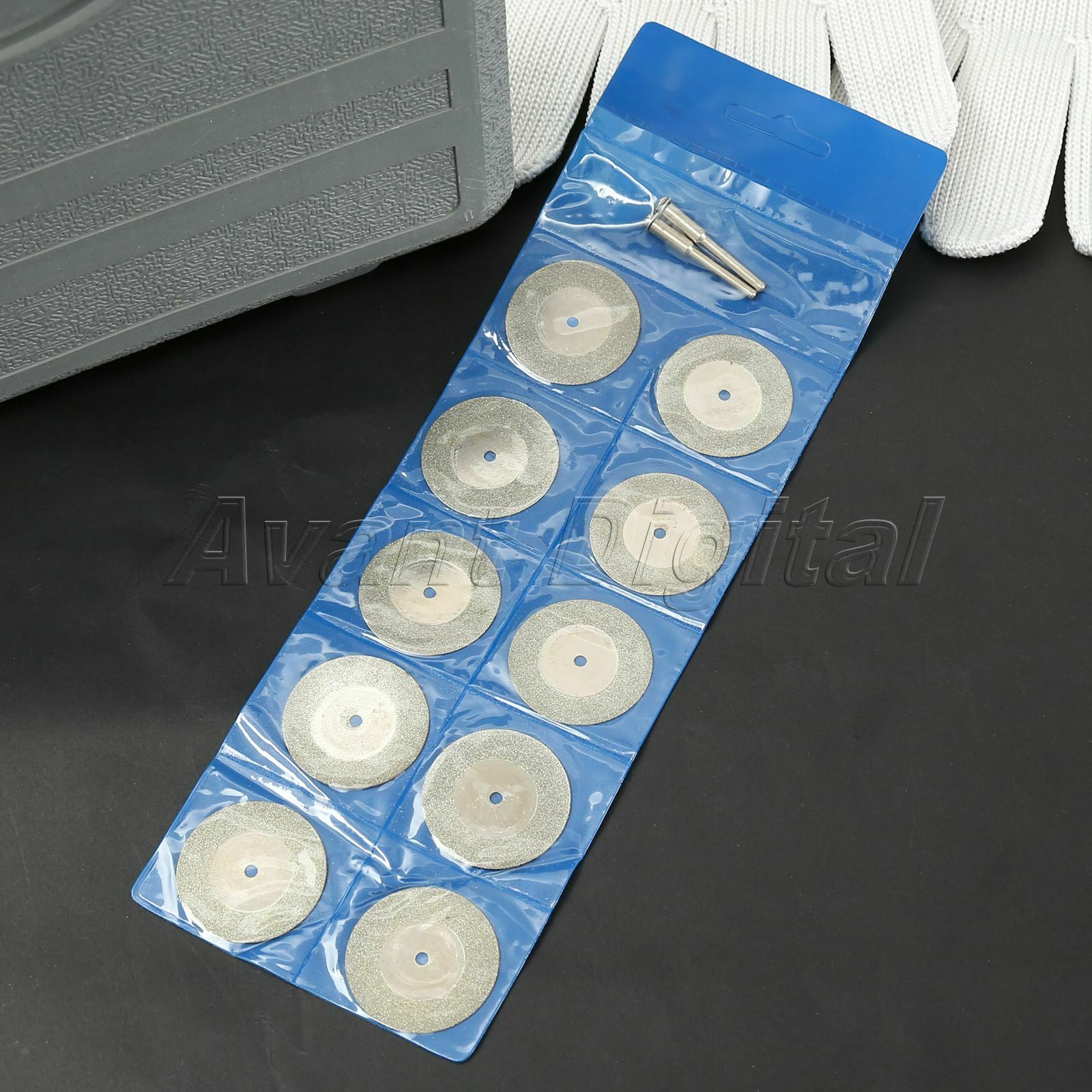 35mm Diamond Coated Cut-Off Wheels Disc Cutting Stone Jade Metal Rotary Tool 10x