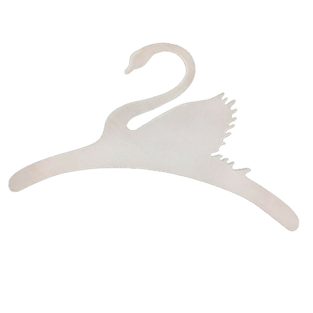Sweet Swan Wooden Coat Clothes Hanger Baby Kids Room Nursery Decor White