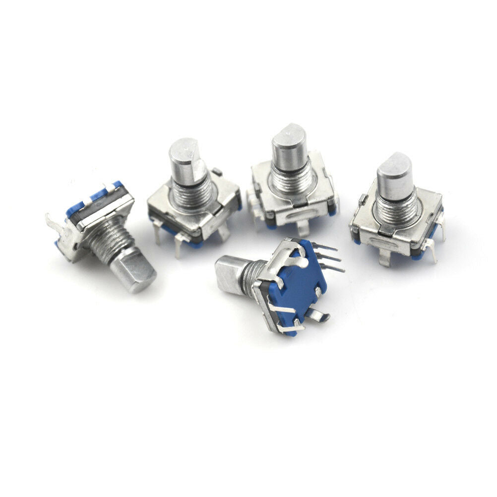5Pcs Rotary Encoder Push Button Switch Keyswitch Electronic Components 12mm X WF