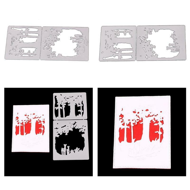 Forest Metal Cutting Dies Stencil DIY Scrapbook Album Paper Card Template Mold