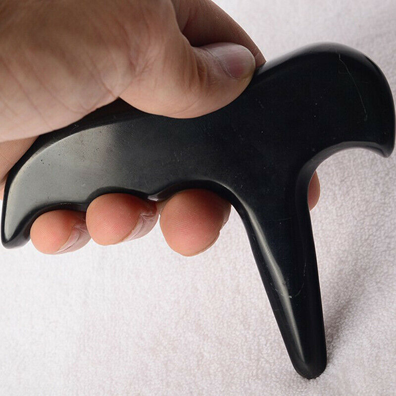 Natural Stone Meteorite Massage Cone Needle Massage Tool Health Care Too.l8
