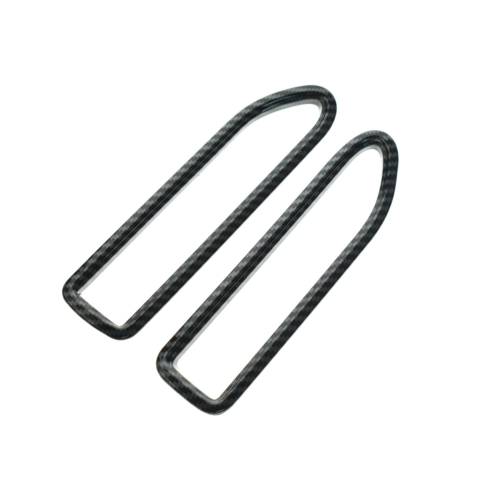 Carbon Fiber Dashboard Side AC Vent Cover Trims For Hyundai Sonata 2020-2021