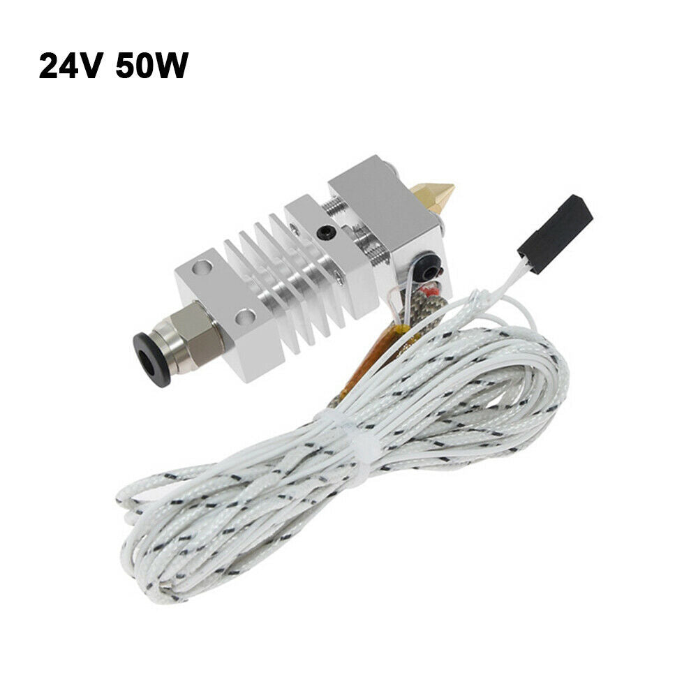 24V Metal Hotend Kit for Creality CR-10 CR10S Ender 2 Ender 3 Printer