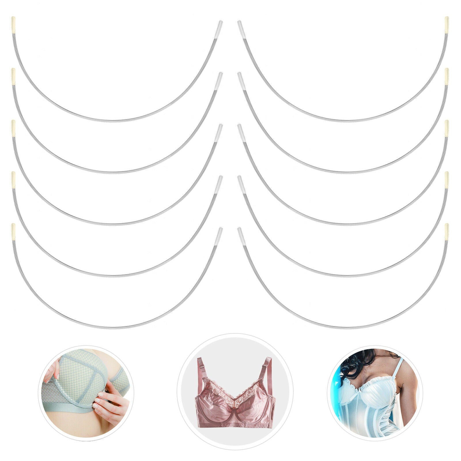 Bra Underwire Bra Wires Replacements Swimwear Brassiere B,C,D,E Cup B Cup