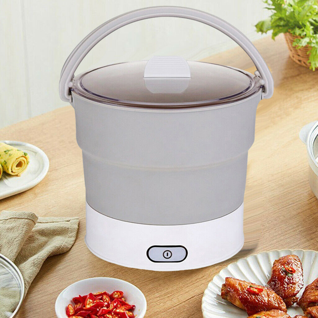 Silicone Electric Hotpot Kettle Dual Voltage for Camping Gifts for Families