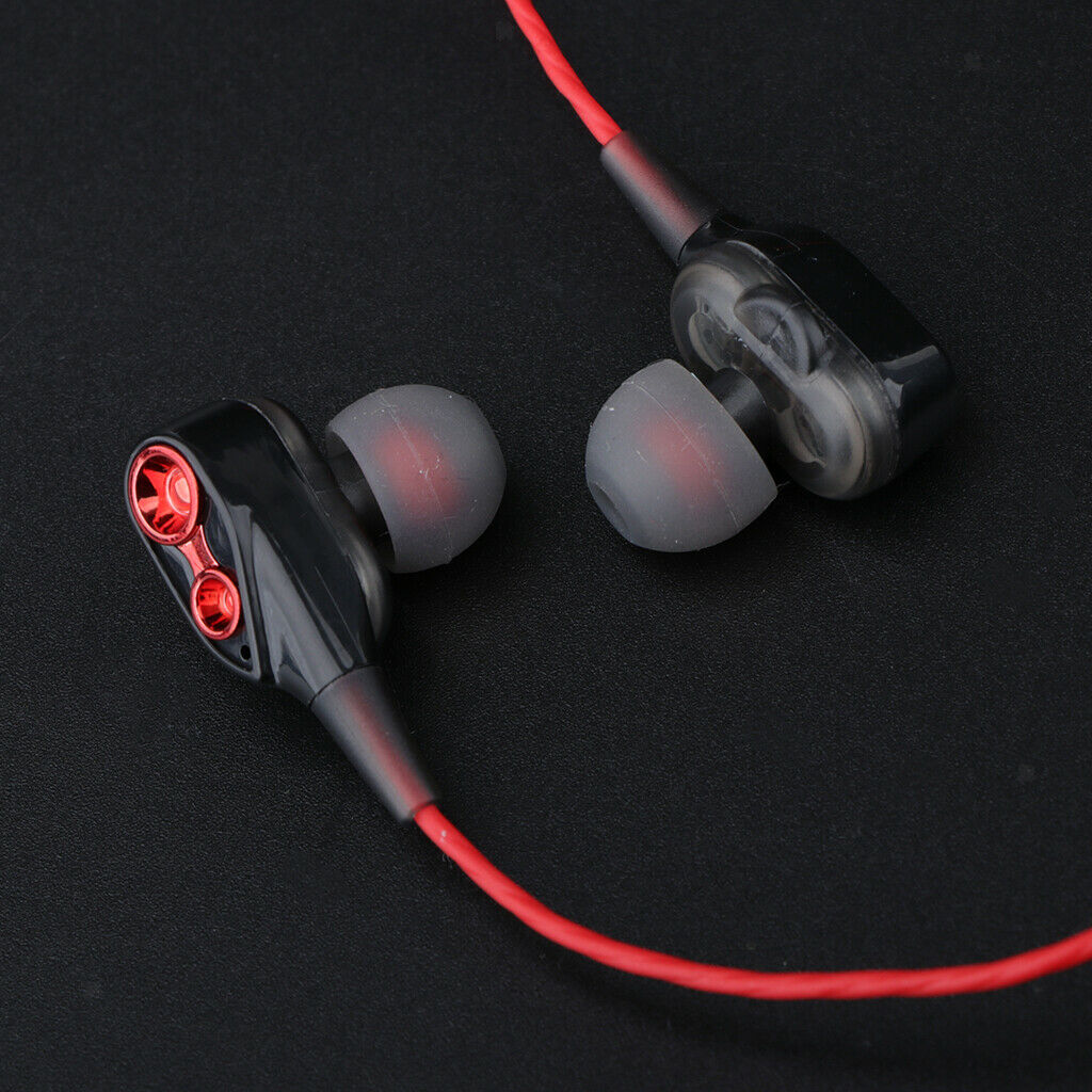 Dual Coil Wired In-ear Fidelity Headphones Noise Isolating Earphones Headphones