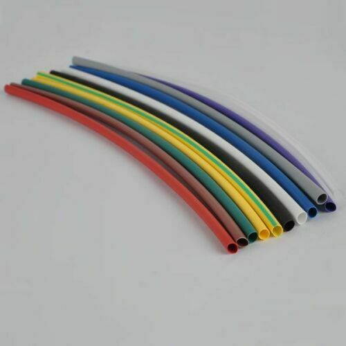 Hot 55pcs 5Size Assortment Polyolefin 2:1 Heat Shrink Tubing Sleeving Wrap Kit Z