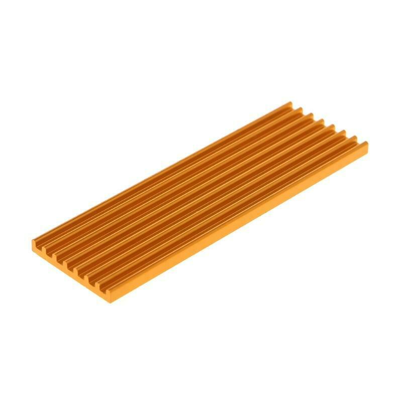 Aluminum Radiator Heatsink For M.2 PCIE Solid State Disk SSD 2280 70x22x3mm