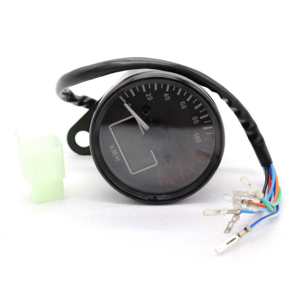 Motorbike Multifunction Speedometer Odometer Fuel Gauge with Light Indicator